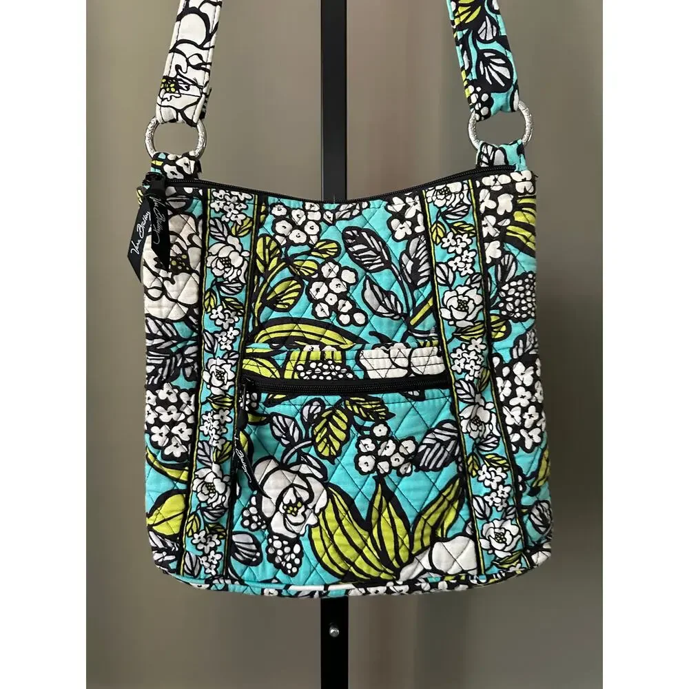 Vera Bradley Island Blooms Retired Crossbody Purse - Picture 2 of 4